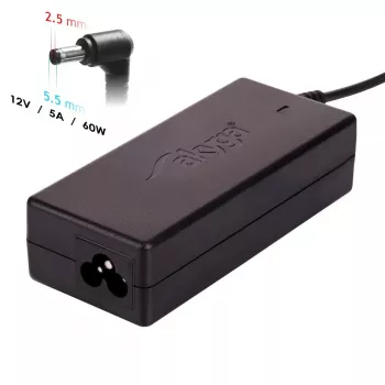 Akyga AK-ND-85 12 V barošanas bloks 90 W, 7,5 A, 5,5 x 2,5 mm, LED apgaismojumam un mini PC, 1,2 m