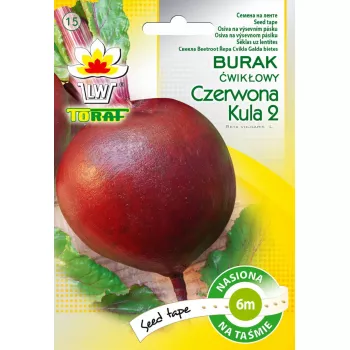 Biešu sēklas 'Czerwona Kula' (Beta vulgaris) Toraf — derīguma termiņš 6 mēneši