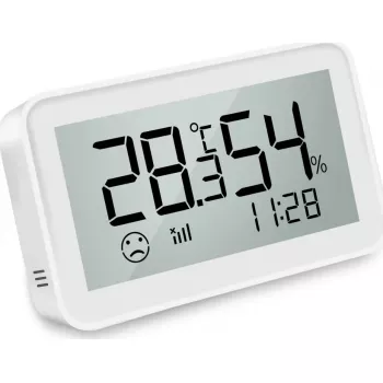 Temperatūras, mitruma un gaisa kvalitātes sensors Nous E6 ZigBee 3.0