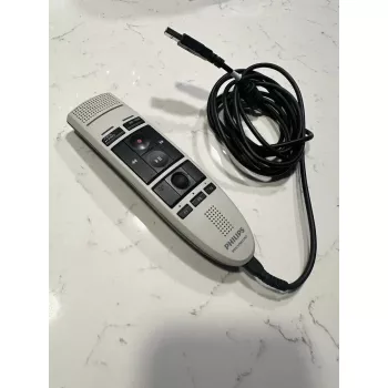 Philips SpeechMike USB LFH3200 Melns – galda diktofona mikrofons ar USB savienojumu
