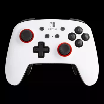 Bezvadu spēļu kontrolieris PowerA FUSION Pro Nintendo Switch — Balts/Melns, Bluetooth & USB-C, 900 mAh