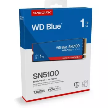SANDISK WD Blue SN5100 NVMe 1TB iekšējais cietvielu disks PCIe SSD