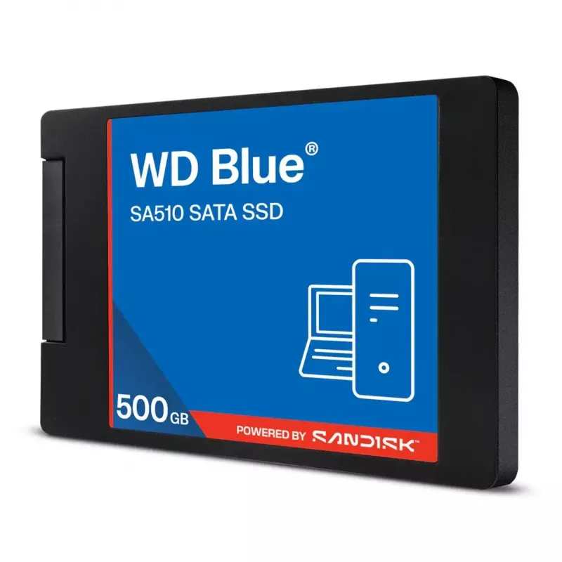 2.5 collu SATA SSD Western Digital WD Blue 500GB WDS500G5B0A SATA III