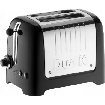 Dualit DU-26225 2-slot Melns – kompakts 2 šķēlīšu tosters