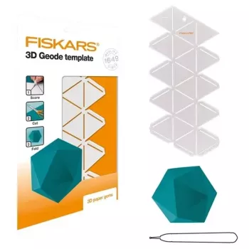 Fiskars Silhouette trafarets 1059566 balta plastmasa pieaugušajiem un bērniem