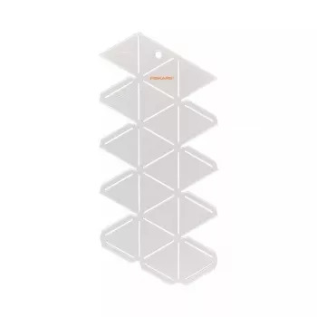 Fiskars Silhouette trafarets 1059566 balta plastmasa pieaugušajiem un bērniem
