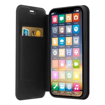 Screenor Clever maciņš Samsung Galaxy A36/A56 17 cm Melns