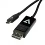 Pārejas kabelis USB Type-C 3.2 Gen 1 uz DisplayPort 2m Melns V7 V7UCDP-2M