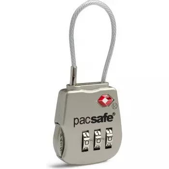 Pretzādzību ceļojumu maciņš Pacsafe Prosafe 800 Sudrabs PCL10250705 — kompakts drošs organizators