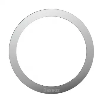 Magnētiskais gredzens Baseus Halo Series Sudrabs — 2 gab. telefona turētājs
