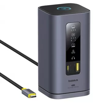 Docking stacija Baseus Spacemate Series 11-in-1 Mac, Pelēka