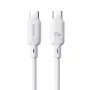 USB-C uz USB-C kabelis Baseus Rychlonabíjecí Silky 1 m 100 W Balts