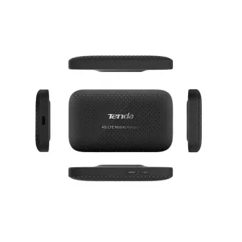 Portatīvais maršrutētājs TENDA 4G185 — vienas joslas 2,4 GHz, Wi-Fi 4 (802.11n), LTE 4G, 150 Mbps, SIM slots, USB, iebūvētas 2 antenas, akumulatora barošana