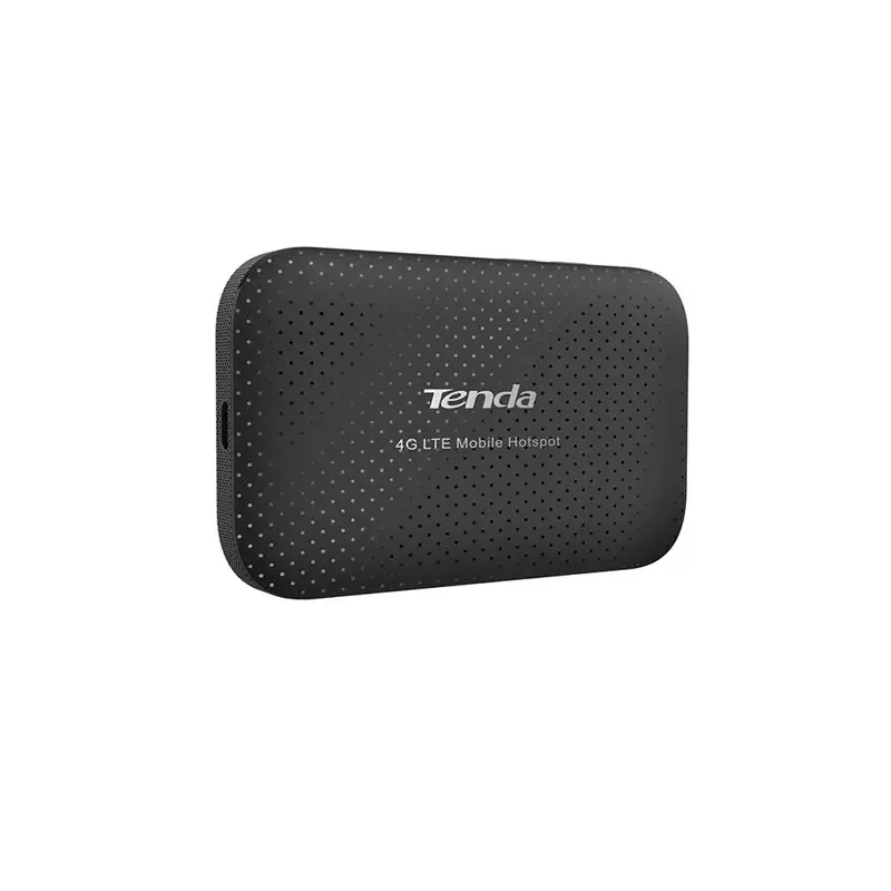 Portatīvais maršrutētājs TENDA 4G185 — vienas joslas 2,4 GHz, Wi-Fi 4 (802.11n), LTE 4G, 150 Mbps, SIM slots, USB, iebūvētas 2 antenas, akumulatora barošana