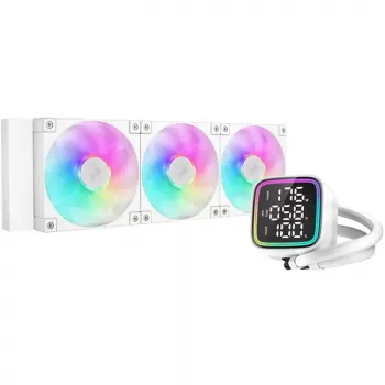 CPU šķidruma dzesētājs DeepCool LD360 White ar 360mm radiatoru