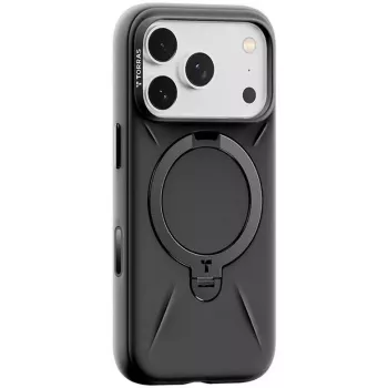 Aizsargmaciņa Torras Spin Softune iPhone 17 Pro Max — Melna