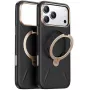 Telefona maciņš Torras Ostand Spin Vegskin Series iPhone 17 Pro Max, melns