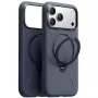 Torras Spin Softune Series telefona maciņš iPhone 17 Pro, tumši zils, mīksts aizsargpārvalks