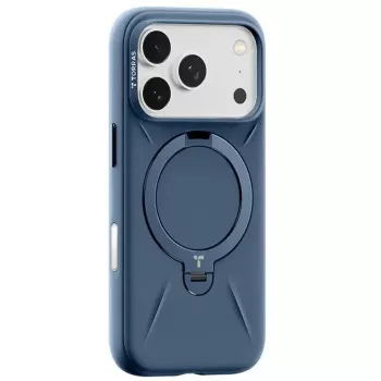 Torras Softune Series telefona maciņš iPhone 17 Pro Max, tumši zils