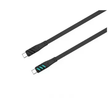 Havit CB6254 USB Type-C uz USB Type-C uzlādes kabelis 1 m melns