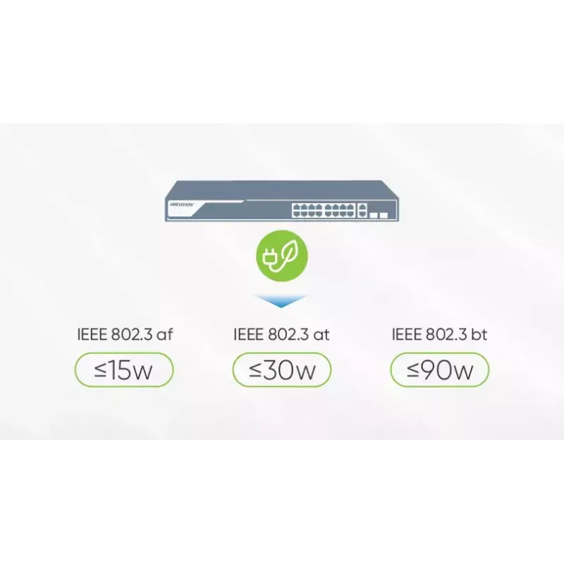 Hikvision DS-3E1309P-EI pārvaldāms slēdzis