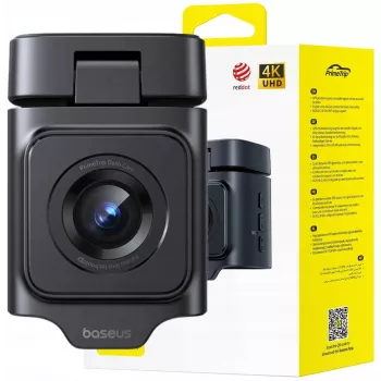 Dash Cam Baseus PrimeTrip VD1 Pro — 4K, Super Capacity, Melns
