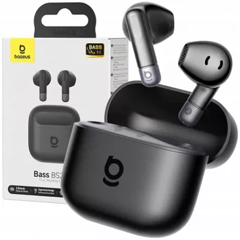 Bezvadu austiņas Baseus Bass BS2 Lite TWS — melnas