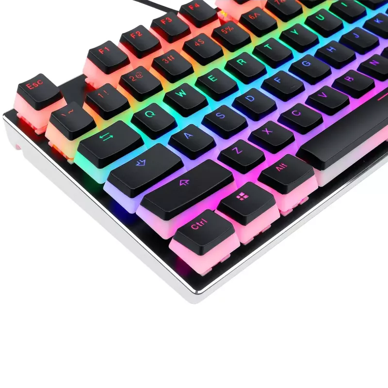 Mehānisko taustiņu komplekts REDRAGON A130 PBT Doubleshot — Melns