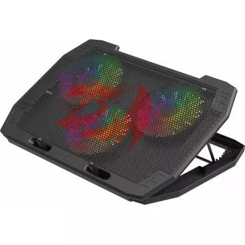 Dzesēšanas paliktnis REDRAGON GCP511 Ingrid ar ergonomisku dizainu un regulējamu ventilatora ātrumu