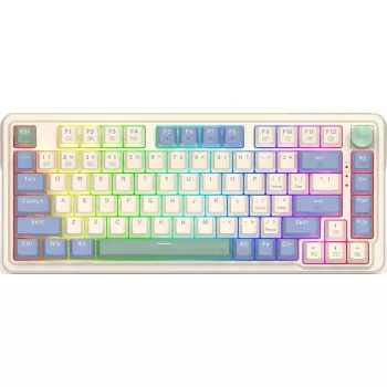 Mehāniskā tastatūra REDRAGON K673CPG-RGB-PRO — RGB fona apgaismojums, kompakts dizains, vadu savienojums, mehāniskie slēdži