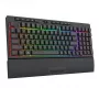 Klaviatūra REDRAGON K515-RGB SHIVA 98 USB Melna Membrānas Vadu