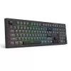 Tastatūra REDRAGON K518-RGB-GB Crux Vadu USB Melna Membrāna
