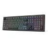 Tastatūra REDRAGON K518-RGB-GB Crux Vadu USB Melna Membrāna