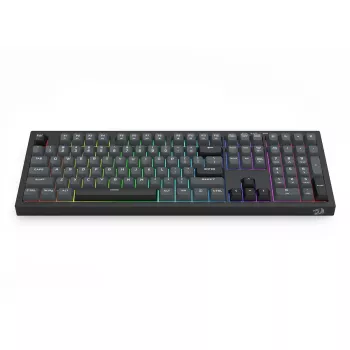 Tastatūra REDRAGON K518-RGB-GB Crux Vadu USB Melna Membrāna