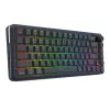 Mehāniskā tastatūra REDRAGON K708-RGB-PRO ar USB, RF bezvadu un Bluetooth, 1,5 m kabelis, melna, 0,76 kg