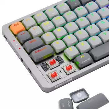 Mehāniskā tastatūra REDRAGON K652GG-RGB-PRO Grey