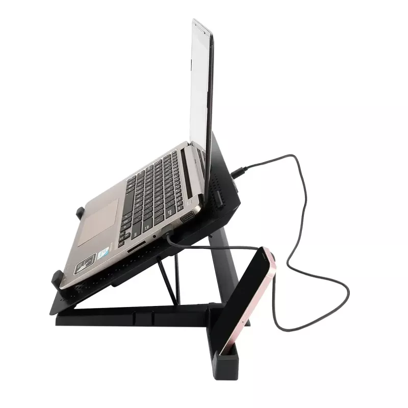 Dzesēšanas paliktnis klēpjdatoriem REDRAGON GCP500 Ivy, ergonomisks dizains, 5 ventilatori