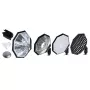Piederums Godox AD-S7 foto zibspuldzei 48 cm Melns Sudrabs Balts