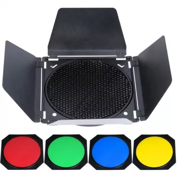 Godox BD-04 barndoor komplekts studijas zibspuldzei
