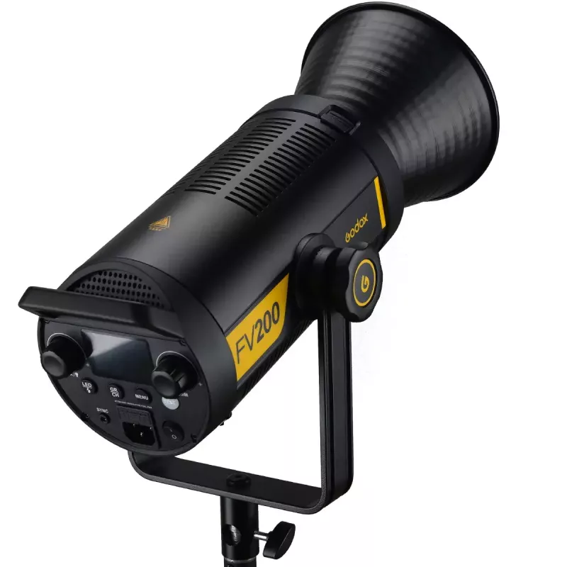 Godox FV200 foto zibspuldzes studijas gaisma 1/8000 s Melns