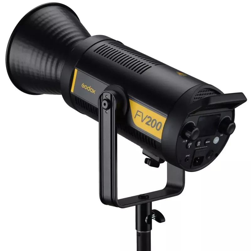 Godox FV200 foto zibspuldzes studijas gaisma 1/8000 s Melns