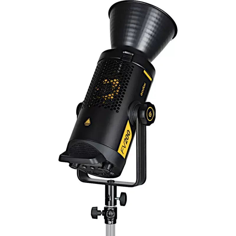 Godox FV200 foto zibspuldzes studijas gaisma 1/8000 s Melns