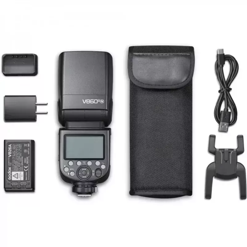 Godox Ving V860III TTL Li-Ion zibspuldze melna Olympus Panasonic 1.5s pārlādēšana
