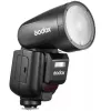 Zibspuldze videokamerai Godox V1Pro Melna 1,5 s pārlādēšanās laiks