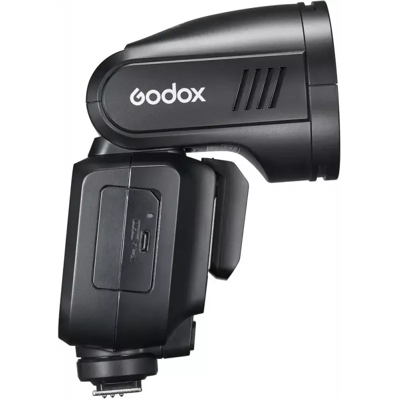 Zibspuldze Godox V100-F Fujifilm — portatīvā litija-jonu strobe kamerai