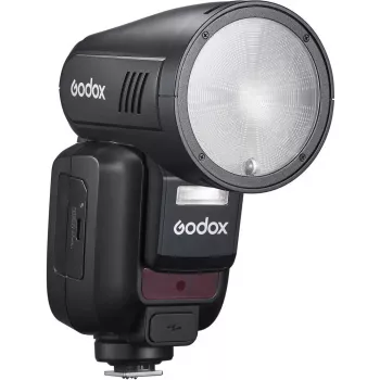 Zibspuldze Godox V100-F Fujifilm — portatīvā litija-jonu strobe kamerai