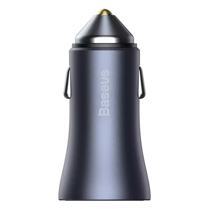 Auto lādētājs Baseus TZCCJD-0G 40W tumši pelēks — USB strāvas adapteris automašīnai