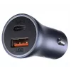 Auto lādētājs Baseus TZCCJD-0G 40W tumši pelēks — USB strāvas adapteris automašīnai