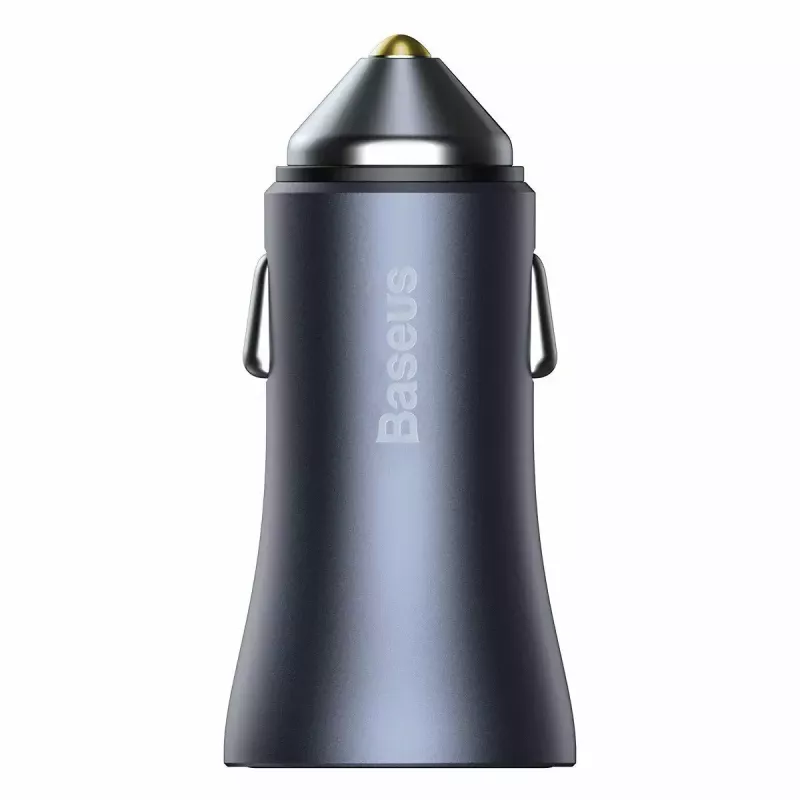 Auto lādētājs Baseus TZCCJD-0G 40W tumši pelēks — USB strāvas adapteris automašīnai