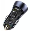 Auto lādētājs Baseus TZCCJD-0G 40W tumši pelēks — USB strāvas adapteris automašīnai